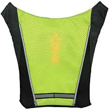 Chaleco reflectivo con señalización LED