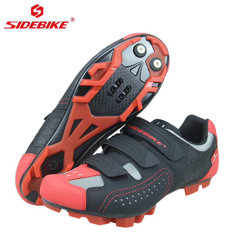 Zapato MTB unisex - Color rojo con gris y negro