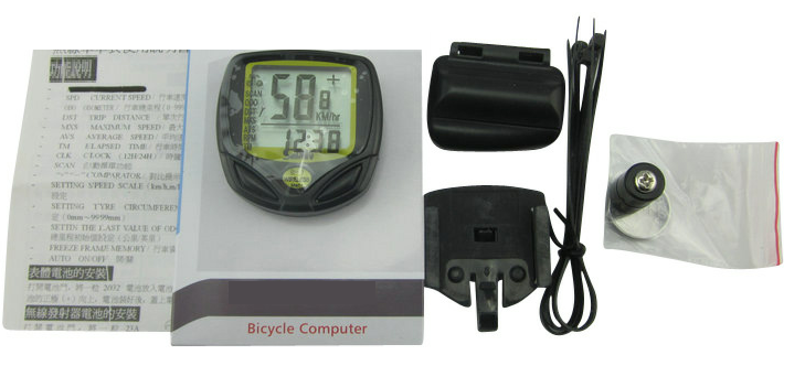 Computadora/velocímetro para bicicleta inalámbrica