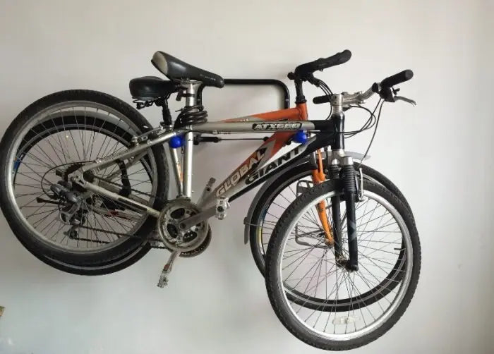 Soporte de pared para 2 bicicletas