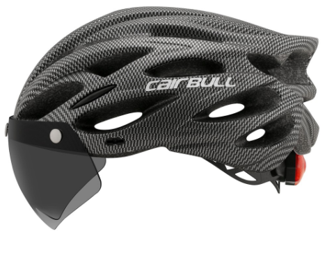 Casco Cairbull Allroad 3 en 1 Gafas, luz y visera. Colores Gris o Blanco con gris