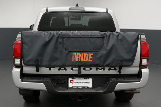 Tailgatepad Orange Ride para transportar hasta 5 bicicletas